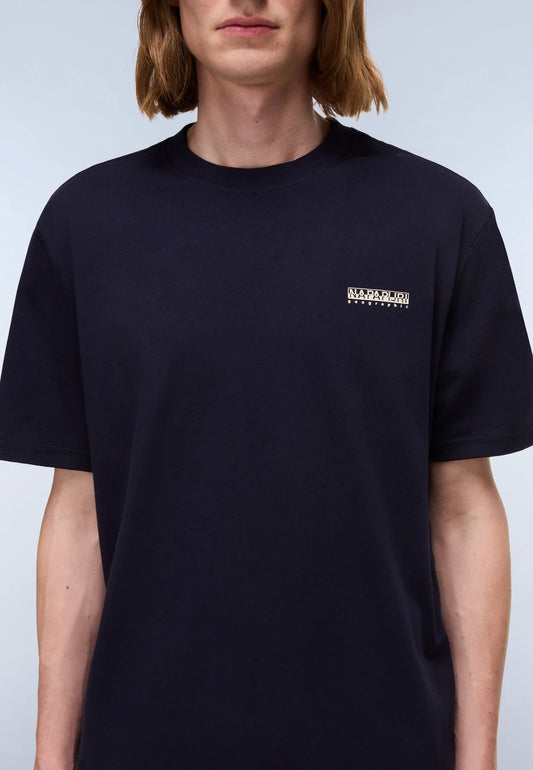 Napapijri S-SMALL BOX SS T-Shirt Blu Marine
