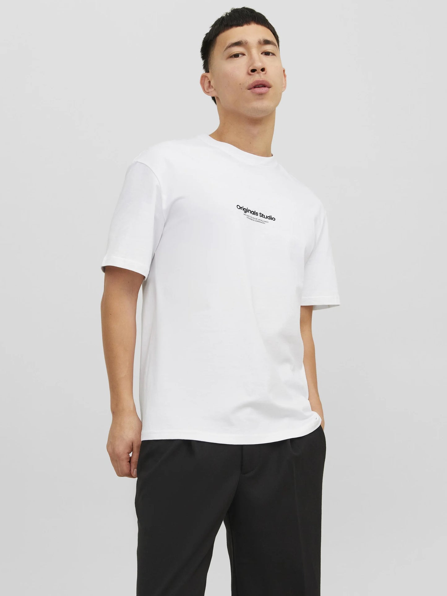 JACK & JONES JWHVESTERBRO T-Shirt White