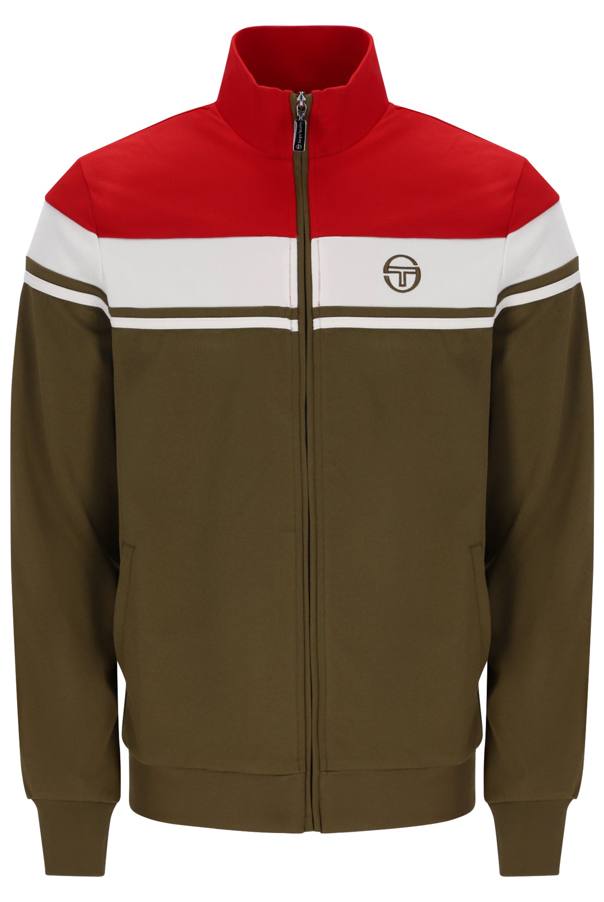 Sergio Tacchini Damarindo Track Top Adrenaline Rush/Gardenia/Dark Olive