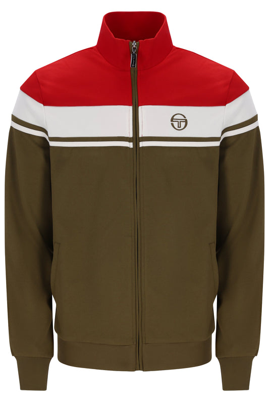 Sergio Tacchini Damarindo Track Top Adrenaline Rush/Gardenia/Dark Olive
