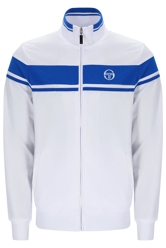 Sergio Tacchini Damarindo Track Top White/Princess Blue
