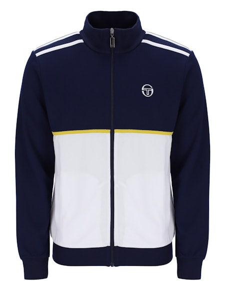 Sergio Tacchini Locchi Track Top Maritime Blue/White/Mango Mint