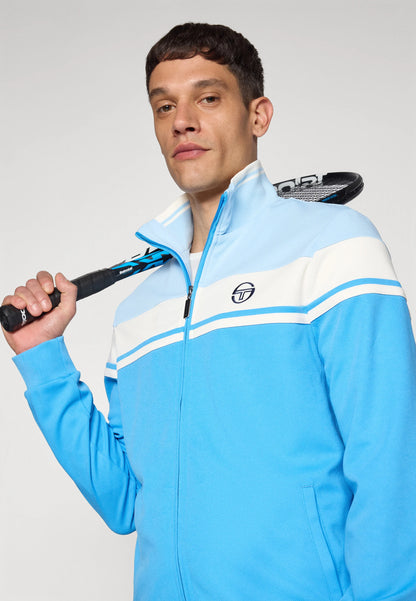 Sergio Tacchini Damarindo TT Track Top Azure Blue/Gardenia