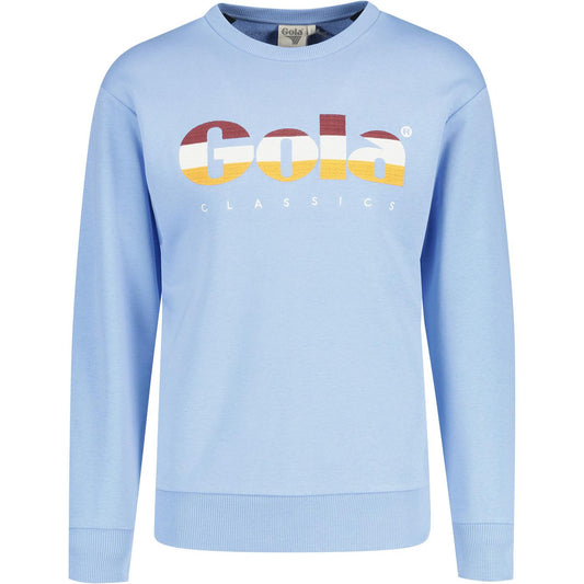 Gola Logo Print Sweatshirt Sky Blue