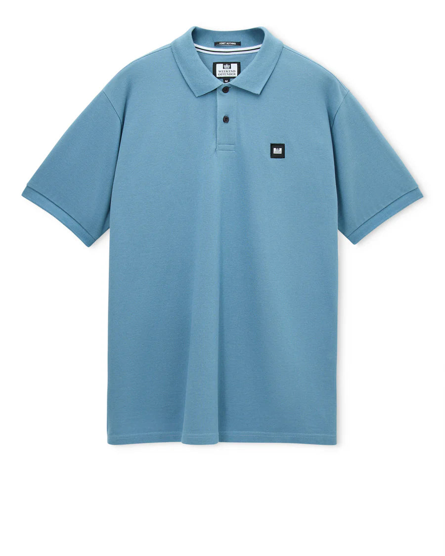Weekend Offender Heathcote Polo Shirt Peruvian Blue