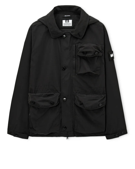 Weekend Offender Harpocrates Inter-City Multi-Pocket Jacket Black