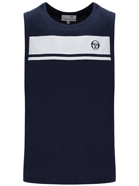 Sergio Tacchini Damarindo Vest Maritime Blue/White