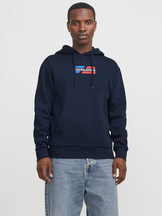 JACK & JONES JJECORP Graphic Hoodie Sky Captain