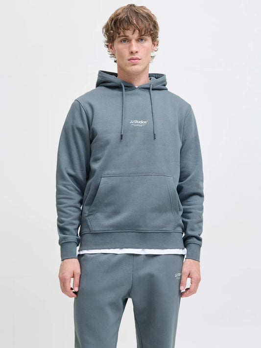 JACK & JONES JJESOHO Printed Hoodie Stormy Weather