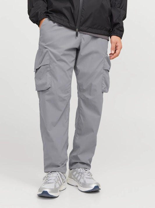 Jack & Jones JPSTKANE Hart Tech Cargo Pants Ultimate Grey