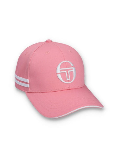 Sergio Tacchini Zarda Baseball Cap Geranium Pink/White