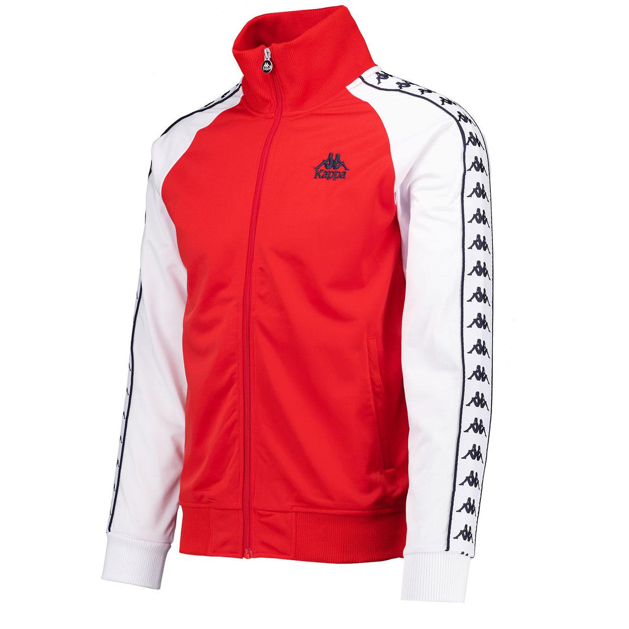 Kappa Uriah Track Top Red/White
