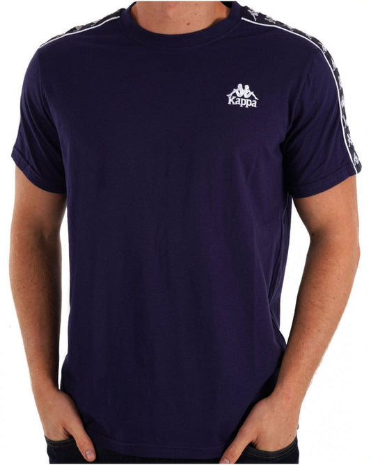 Kappa T-Shirt Blue Evening/White