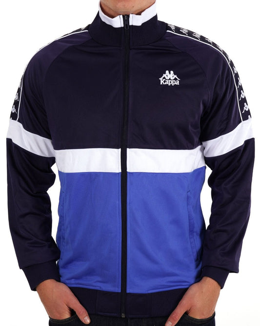 Kappa Track Top Blue Evening/Royal/White