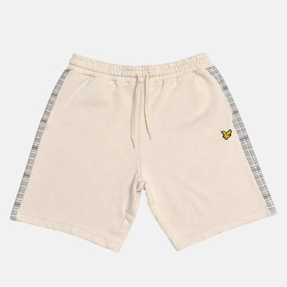 Lyle & Scott Check Panelled Sweatshort Cove