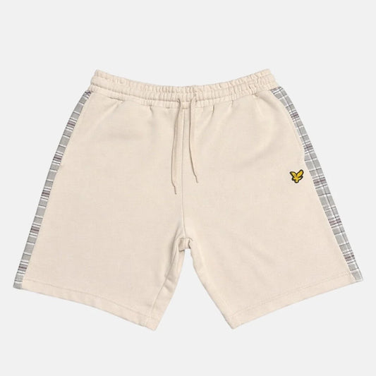 Lyle & Scott Check Panelled Sweatshort Cove