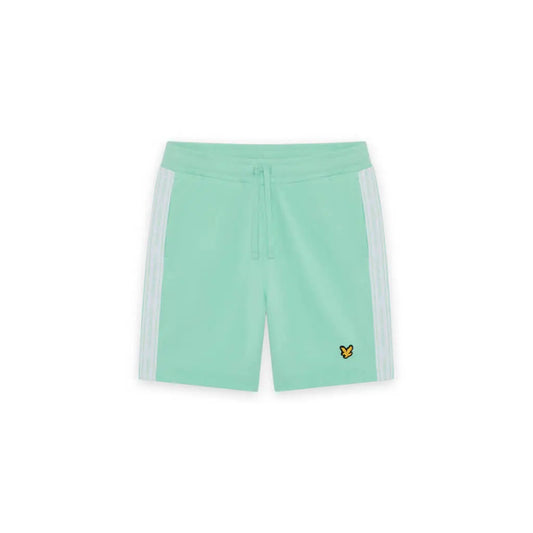 Lyle & Scott Jacquard Tape Shorts Cool Mint