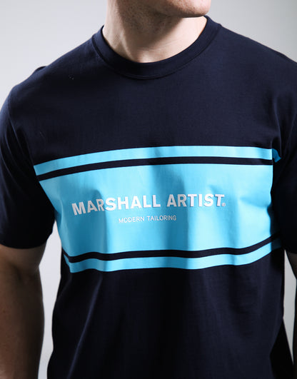 Marshall Artist Brent Logo T-Shirt Navy