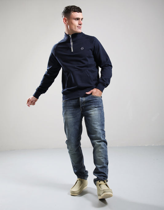 Marshall Artist Foundation 1/4 Zip Navy