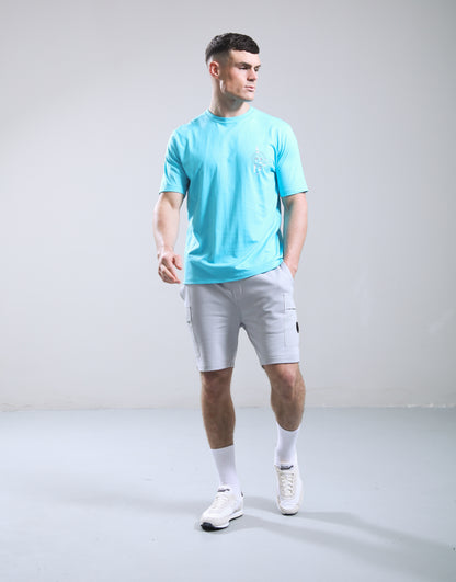 Marshall Artist Glitch Theory T-Shirt Cyan