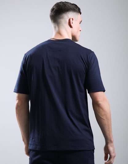 Marshall Artist Kyoto Pocket T-Shirt Navy