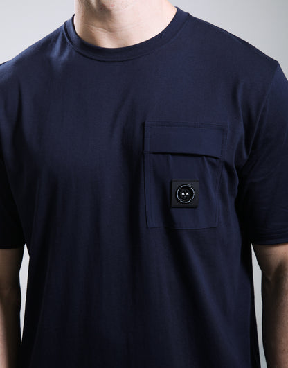 Marshall Artist Kyoto Pocket T-Shirt Navy