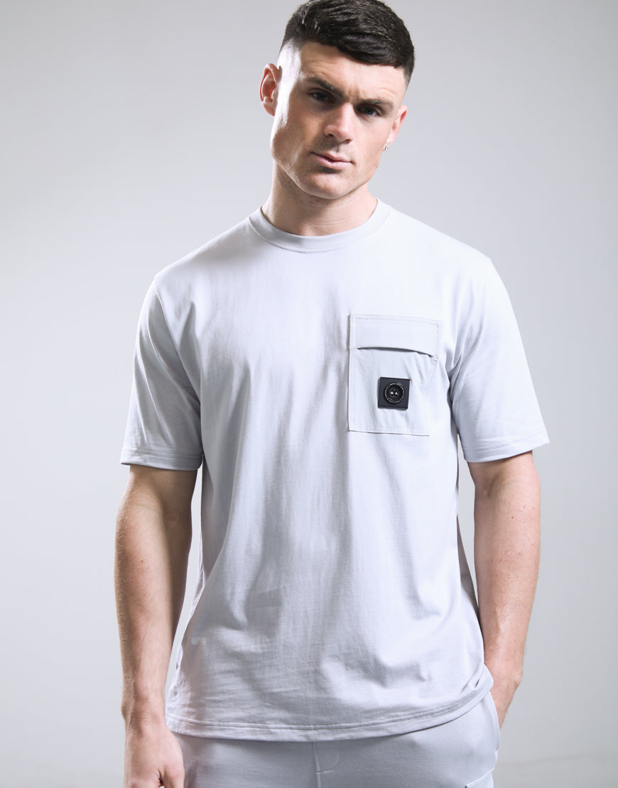 Marshall Artist Kyoto Pocket T-Shirt Oceanic Grey