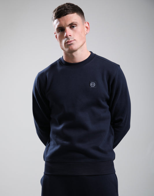 Marshall Artist Marchio Crewneck Navy