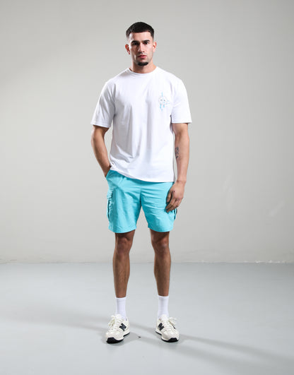 Marshall Artist Newport Cargo Short Cyan