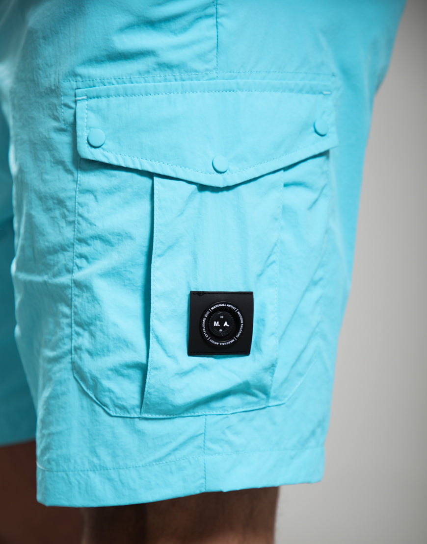 Marshall Artist Newport Cargo Short Cyan