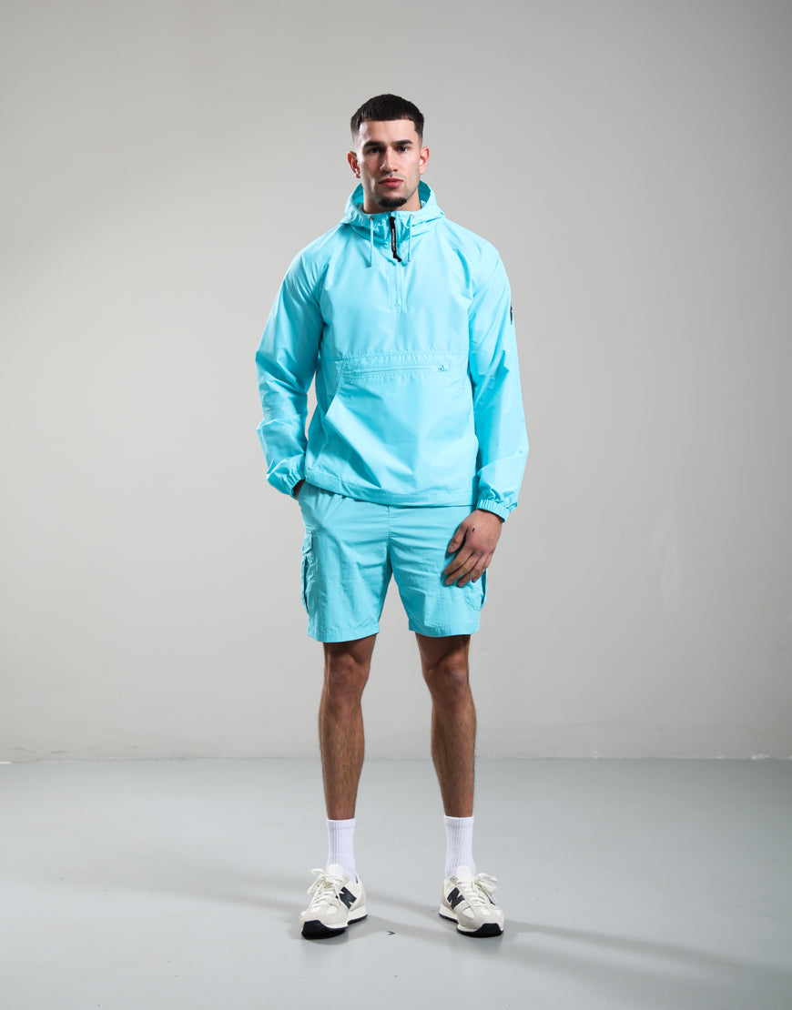Marshall Artist Prenton 1/4 Zip Jacket Cyan