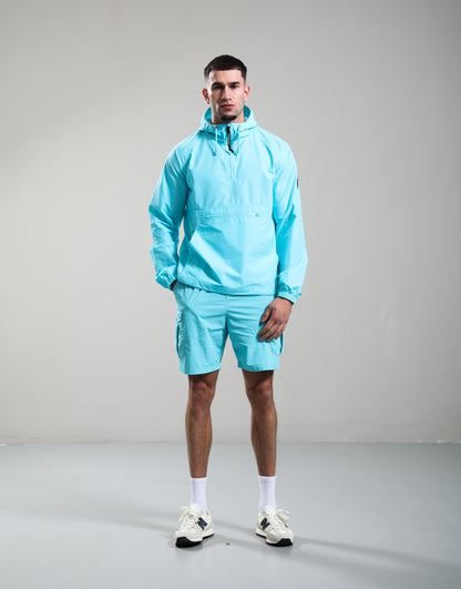 Marshall Artist Prenton 1/4 Zip Jacket Cyan