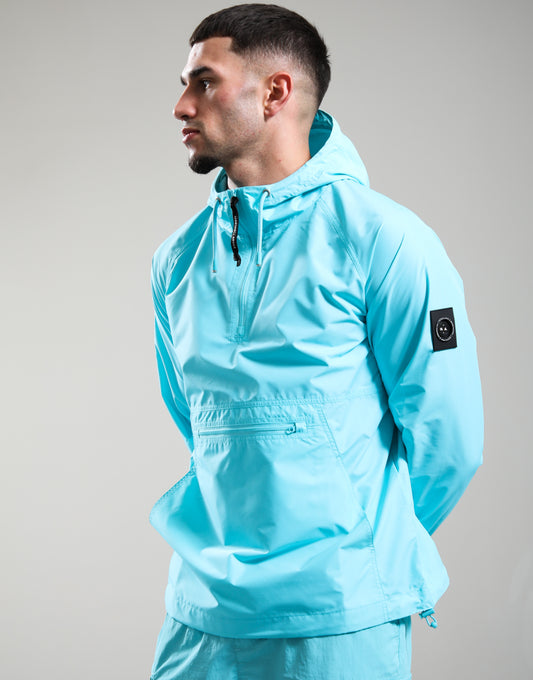 Marshall Artist Prenton 1/4 Zip Jacket Cyan