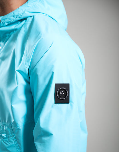 Marshall Artist Prenton 1/4 Zip Jacket Cyan