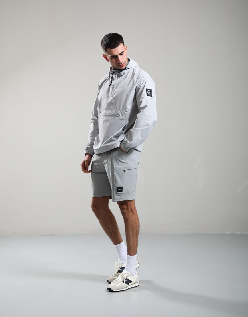 Marshall Artist Prenton 1/4 Zip Jacket Oceanic Grey