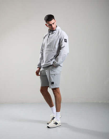 Marshall Artist Prenton 1/4 Zip Jacket Oceanic Grey