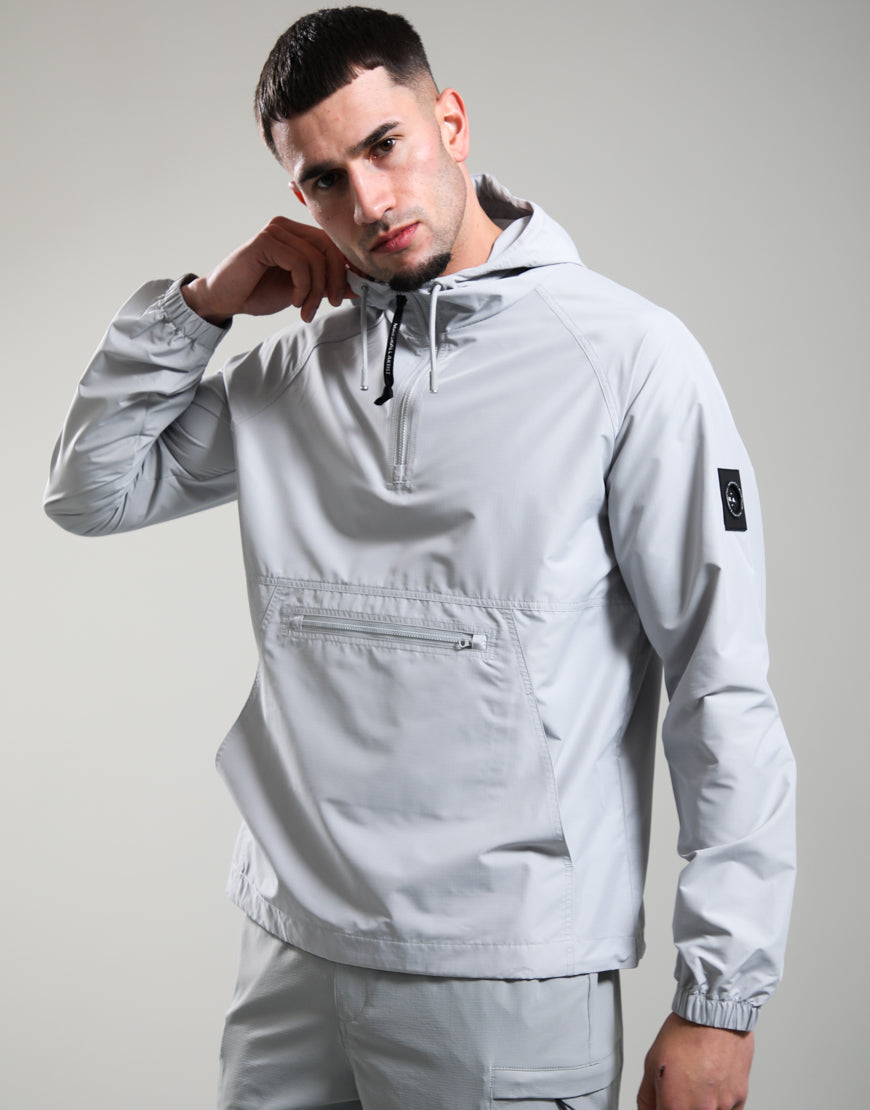 Marshall Artist Prenton 1/4 Zip Jacket Oceanic Grey