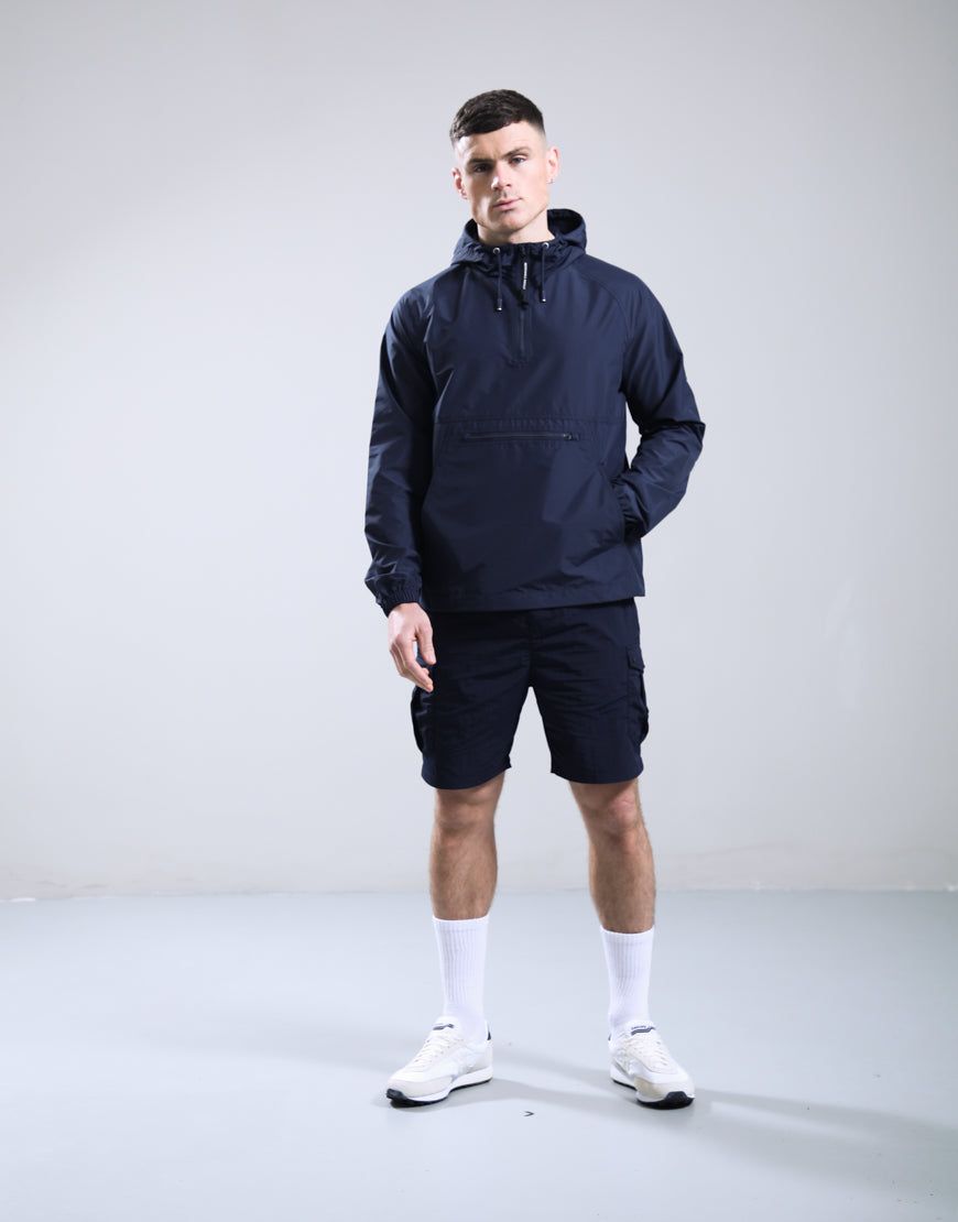 Marshall Artist Prenton 1/4 Zip Jacket Navy