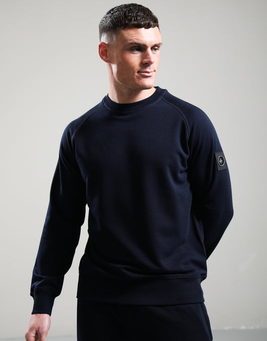 Marshall Artist Siren Crew Neck Sweat Navy