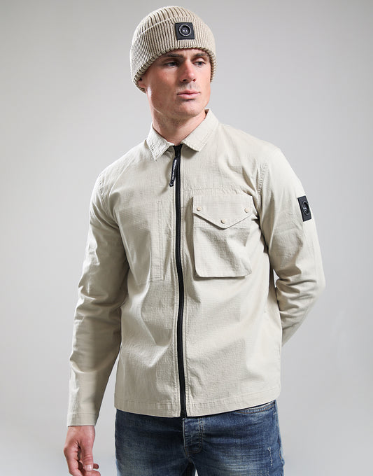 Marshall Artist Vena Overshirt Stone
