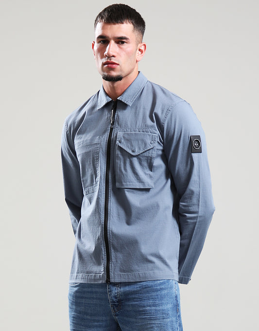 Marshall Artist Vena Overshirt Air Force Blue