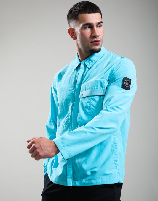 Marshall Artist Woodvale Overshirt Cyan