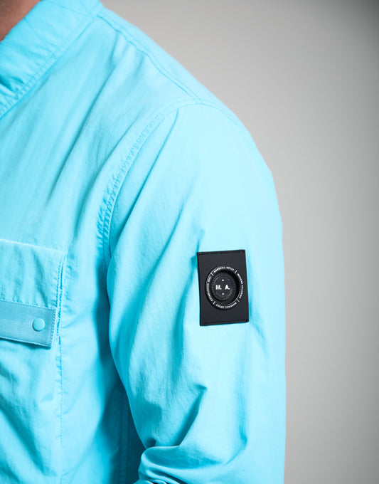 Marshall Artist Woodvale Overshirt Cyan