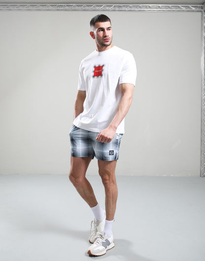 Marshall Artist Shadow Check T-Shirt White