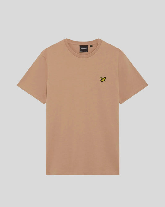 Lyle & Scott Cotton Crew Neck T-Shirt Barley