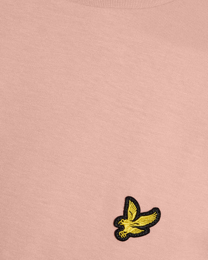 Lyle & Scott Cotton Crew Neck T-Shirt Pink Grapefruit