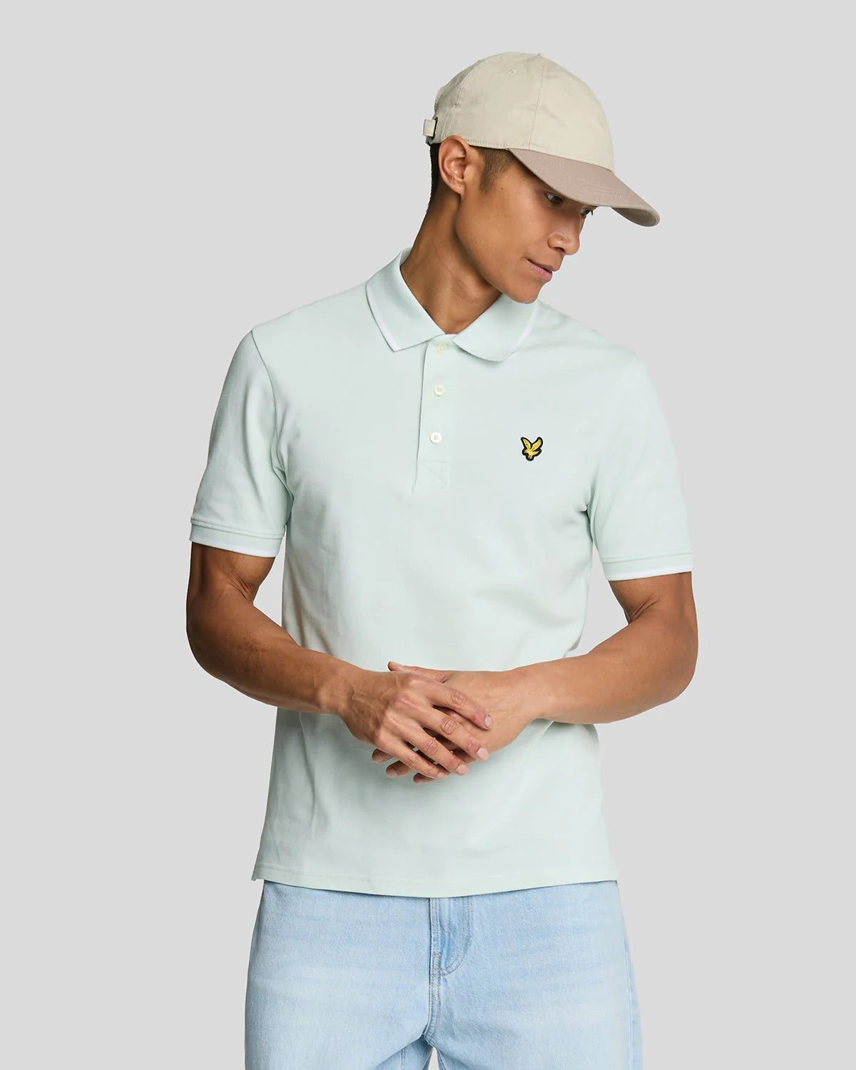 Lyle & Scott Tipped Polo Shirt Ambient Green