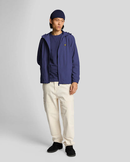 Lyle & Scott Zip Hooded Jacket Deep Indigo