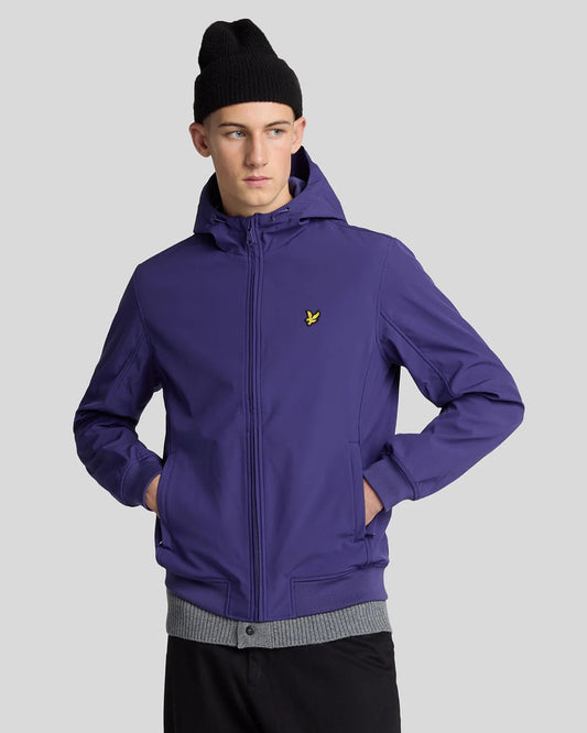 Lyle & Scott Mesh Back Softshell Jacket Deep Indigo