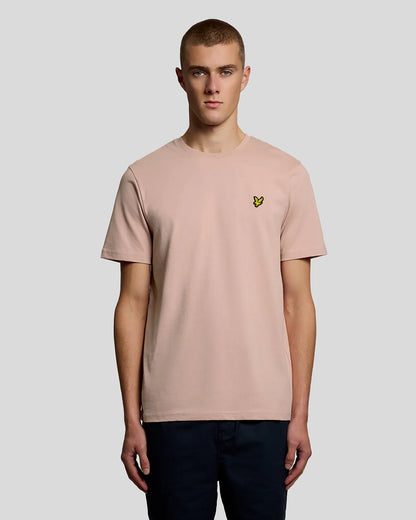 Lyle & Scott Cotton Crew Neck T-Shirt Pink Grapefruit